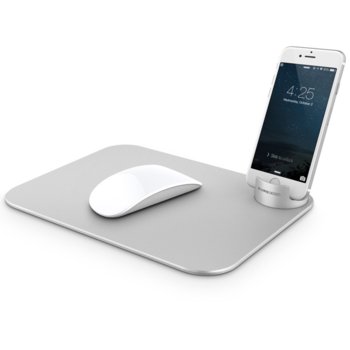 Verus Slate Mouse Pad Silver VRACY-SLTSS