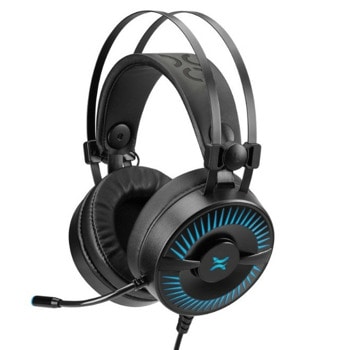 Слушалки Noxo Dusk, микрофон, гейминг, 3.5mm жак, USB за подсветка, черни | JAR Computers Слушалки Noxo Dusk 1350202