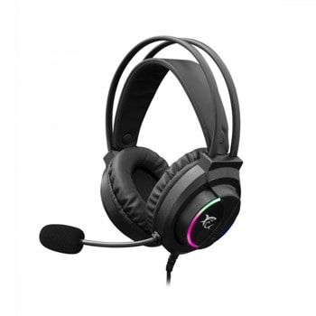 Слушалки White Shark Wolf GH-2044, микрофон, 50mm говорители, контрол на звука, подсветка, USB, черни | JAR Computers White Shark Wolf GH-2044