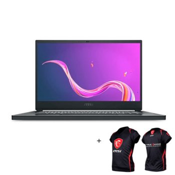 Лаптоп MSI Creator 15 A10SET (9S7-16V211-266), осемядрен Comet Lake Intel Core i7-10875H 2.3/5.1 GHz, 15.6" (39.62 cm) Full HD IPS TouchScreen Display & GF RTX 2060 6GB, (HDMI), 16GB DDR4, 1TB SSD, 1x Type-C, Windows 10 Pro | JAR Computers MSI Creator 15 A10SET