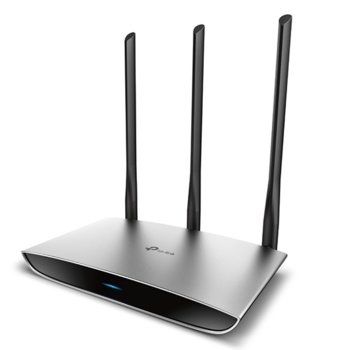 Рутер TP-Link TL-WR945N, 450Mbps, 2.4GHz(450 Mbps), Wireless N, 4x LAN 100, 1x WAN 100, 3x външни антени | JAR Computers TP-Link TL-WR945N 450Mbps Wireless N Router