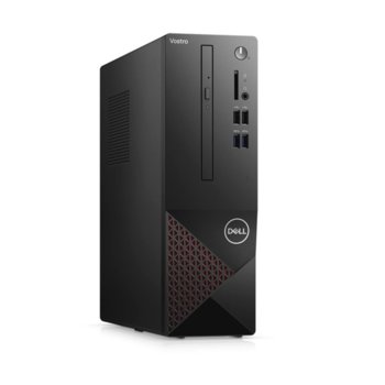 Настолен компютър Dell Vostro 3681 SFF (N214VD3681EMEA03A_2101_UBU_H2_CAM), в комплект с Adesso CyberTrack H2, шестядрен Comet Lake Intel Core i5-10400 2.9/4.3 GHz, 4GB DDR4, 1TB HDD, 4x USB 3.2, клавиатура и мишка, Linux | JAR Computers Dell Vostro 3681 SFF and Webcam