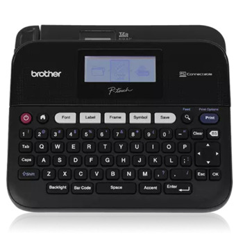Етикетен принтер Brother PT-D450, 50MB Flash памет, QWERTY клавиатура, 20mm/сек, USB, ширина на етикета до 18mm | JAR Computers Brother PT-D450 PTD450VPР1