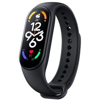 Смарт гривна Xiaomi Mi Smart Band 7 (Мостра), 1.62" (4.11 cm) AMOLED сензорен дисплей, 120 спортни режима, до 14 дни време на работа, IP65 защита, Bluetooth, черен | JAR Computers Xiaomi Mi Smart Band 7 Black Мостра