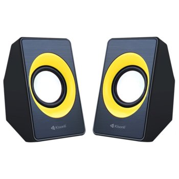 Тонколони Kisonli A-303, 2.0, 6RMS( 3W + 3W), USB, черни | JAR Computers Kisonli A-303 2x3W 22086