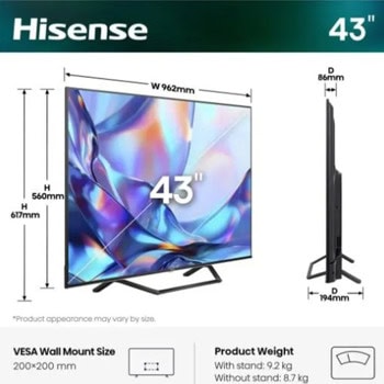 Hisense 43A7S