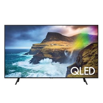 Телевизор Samsung QE65Q70RATXXH, 65" (165.1 cm) 4K ULTRA HD Smart QLED, Direct Full Array, HDR 10+, DVB-T2/C/S2 x 2, Wi-Fi, 4x HDMI, 2x USB, черен | JAR Computers Samsung QE65Q70RATXXH