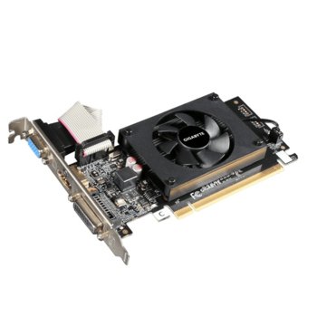 Видео карта Nvidia GF GT 710, 2GB, Gigabyte, PCI-E 2.0, DDR3, 64 bit, HDMI, DVI | JAR Computers Gigabyte GV-N710D3-2GL
