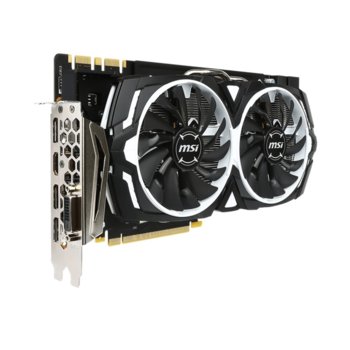 Видео карта GF GTX 1080 OC, 8GB, MSI ARMOR, PCI-E 3.0, GDDR5X, 256 bit, DisplayPort, HDMI, DVI | JAR Computers MSI GTX 1080 ARMOR 8G OC