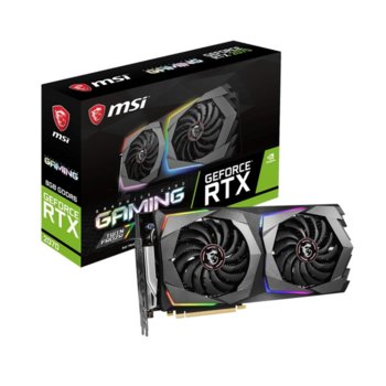 Видео карта GeForce RTX 2070, 8GB, MSI Gaming, GDDR6, 256 bit, DisplayPort, HDMI, USB-C, RGB подсветка | JAR Computers MSI Geforce RTX 2070 Gaming 8G