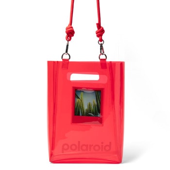 Чанта Polaroid TPU Bucket (006307), универсална, червена | JAR Computers Чанта Polaroid Recycled TPU Bucket Bag Red 006307