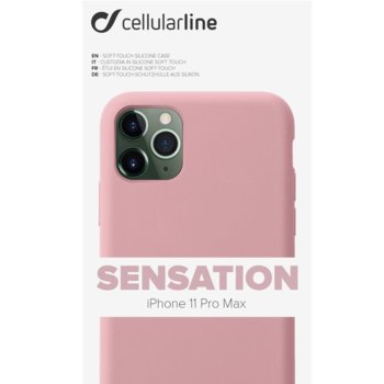 Cellular Line Sensation за iPhone 11 Pro Max, Розо