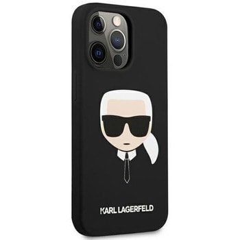 Karl Lagerfeld Head Silicone Case KLHCP13XSLKHBK