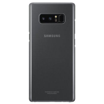 Samsung Galaxy Note 8, Clear Cover, Black