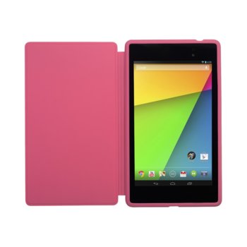 Калъф Asus за таблет Nexus 7 до 7" (17.78 cm), "бележник", розов | JAR Computers Калъф Asus за таблет Nexus 7