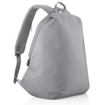 Раница за лаптоп XD design Bobby Soft (P705.792), до 15.6" (39.62 cm), usb порт за зареждане, разширяемо отделение, интегриран ключодържател, водоотблъскващ материал, скрити ципове, сива | JAR Computers XD Design Bobby Soft сива P705.792
