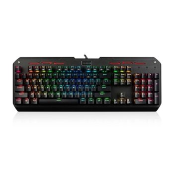 Клавиатура Modecom Volcano Hammer, гейминг, механична(Outemu Blue Switches), RGB, черна, USB | JAR Computers Modecom Volcano Hammer RGB Blue