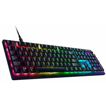 Клавиатура Razer DeathStalker V2, гейминг, механична, RGB подсветка, Razer Linear Optical суичове, черна, USB-C | JAR Computers Razer DeathStalker V2 RZ03-04500100-R3M1