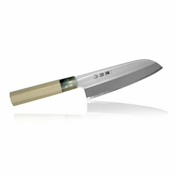 Кухненски нож Tojiro Fuji Cutlery Ryutoku Santoku, дръжка от магнолия, кафяв | JAR Computers Tojiro Fuji Cutlery Ryutoku Santoku FC-579