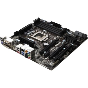 Дънна платка ASRock Z77 Pro4-М, Z77, LGA1155, DDR3, 3xPCI-E (CF) (HDMI & DVI), THX TruStudio™ SB7.1, Lan1000, 2xSATA 6Gb/s RAID 0,1,5,10, 2xUSB3.0, mATX | JAR Computers ASRock Z77 Pro4-М