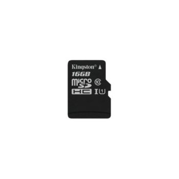 Карта памет 16GB microSDHC Kingston Canvas Select
