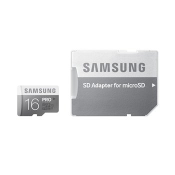 Samsung 16GB micro SD Card Pro,  Class10, UHS-1