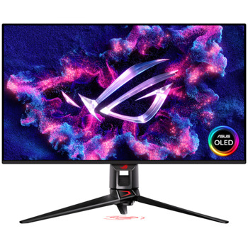 Монитор Asus ROG Swift OLED PG32UCDM (90LM09T0-B01370), 31.5" (80.01cm) OLED панел, 240Hz, 4K/UHD, 0.03ms, 1 500 000:1, 450cd/m2, DisplayPort, HDMI, USB-C, USB | JAR Computers Asus ROG Swift OLED PG32UCDM 90LM09T0-B01370