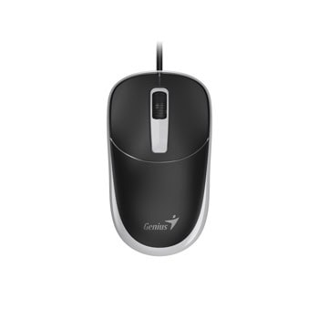 Мишка Genius DX-123, оптична 1200 dpi, черна, USB Type C | JAR Computers Genius мишка Mouse DX-123 Grey - USB-C
