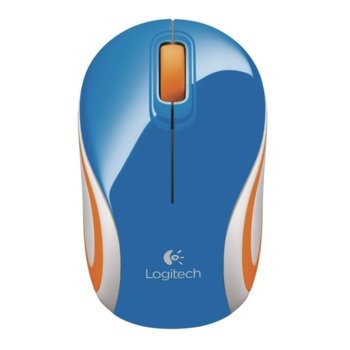 Logitech Wireless Mini Mouse M187, brave blue