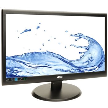 Монитор 21.5" (54.61 cm) AOC e2250Swda, FULL HD LED, 5ms, 20 000 000:1 250cd/m2, DVI, колонки, черен, TCO5.0, 3г. | JAR Computers 21.5" AOC e2250Swda FULL HD LED 5ms 20 000 000:1