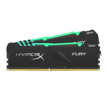 Памет 16GB(2x8GB) DDR4 HyperX Fury RGB 2666Mhz