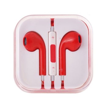 Earpods with remote and mic red