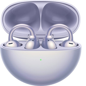 Слушалки Huawei FreeClip, безжични, микрофон, Bluetooth, до 36 часа време за работа, с калъфа за зареждане, лилав | JAR Computers Huawei FreeClip Purple