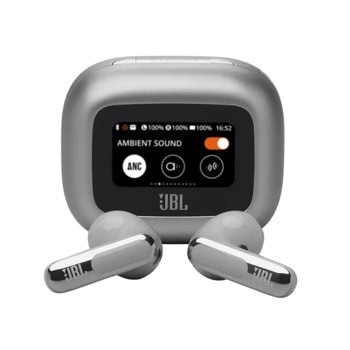 Слушалки JBL Live Flex 3 сребристи