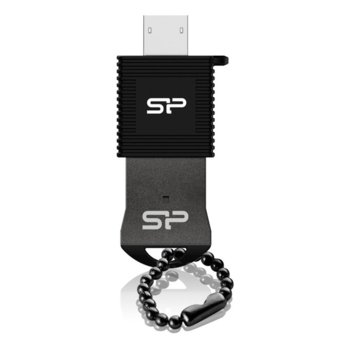 Памет 16GB USB Flash, Silicon Power Touch T01 Mobile, черна, adapter | JAR Computers Silicon Power SP016GBUF2TM1V1K