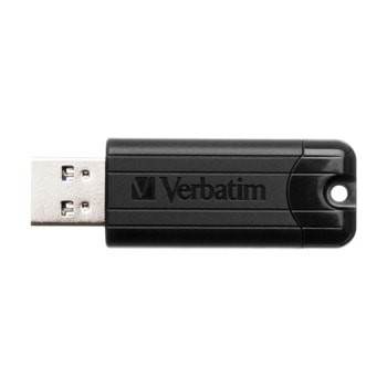 Памет 256GB USB Flash Drive, Verbatim Pinstripe, USB 3.2, черна | JAR Computers verbatim 256gb usb 3.2 pinstripe