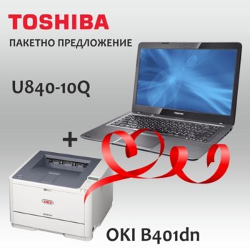 14 Toshiba U840-10Q Oki B401dn bundle