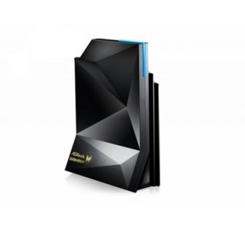 Рутер AsRock G10 AC2600, 2533 Mbps, 2.4GHz (800Mbps)/ 5GHz (1733Mbps), Wireless AC, 1x 100/1000Mbps, 2 x USB 3.0, 8x internal High Performance Antennas | JAR Computers AsRock G10 AC2600 Gaming router