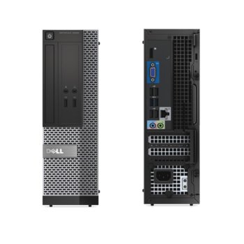 Настолен компютър Dell OptiPlex 3020 SFF (CA009D3020SFF8), четириядрен Intel Core i5 4570 3,2/3.6 GHz, 4GB RAM, 500GB 7200rpm HDD, DisplayPort, Lan1000, клавиатура & мишка, Windows 8.1 Pro, 3г. гаранция | JAR Computers Dell OptiPlex 3020 SFF CA009D3020SFF8