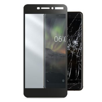 CellularLine стъкло за Nokia 3.1 2018 Черно