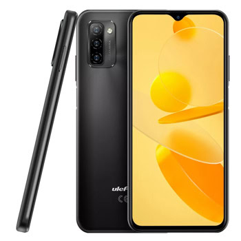 Смартфон Ulefone Note 12P (черен), поддържа 2 SIM карти, 6.82" (17.32 cm) LCD дисплей, осемядрен Unisoc SC9863A 4x1.6GHz & 4x1.2GHz, 4GB RAM, 64GB Flash памет(+microSD слот), 13.0 + 2.0 + 2.0 & 8.0 Mpix камери, Android, 237g | JAR Computers Ulefone Note 12P 6937748734321
