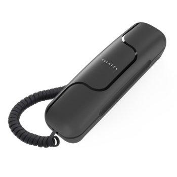 Стационарен телефон Alcatel Temporis 06, монтаж на стена, бутон за последно набран номер, черен | JAR Computers Alcatel Temporis 06 Black