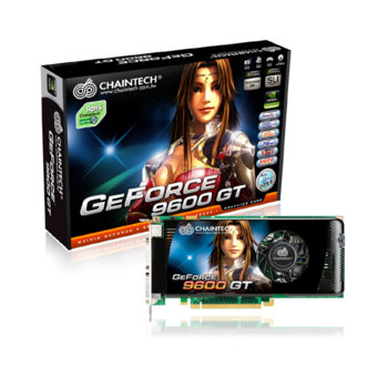 Видео карта GF 9600GT, 512MB Chaintech 9600GTL, BULK, PCI-E, DDR3, 256bit, 2xDVI, TV Out, 2г. Гаранция | JAR Computers GF 9600GT