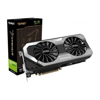 Видео карта nVidia GeForce GTX 1070 Ti, 8GB, Palit GTX 1070 Ti JetStream, PCI-E 3.0, GDDR5, 256 bit, 3x DisplayPort, 1x HDMI, 1x DVI | JAR Computers Palit GeForce GTX 1070 Ti JetStream 8GB