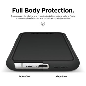 Elago Soft Silicone iPhone 11 Pro ES11SC58-BK