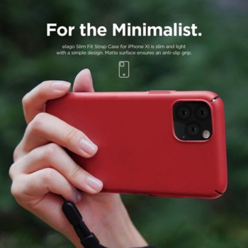Elago Slim Fit Strap iPhone 11 red ES11SS61-RD