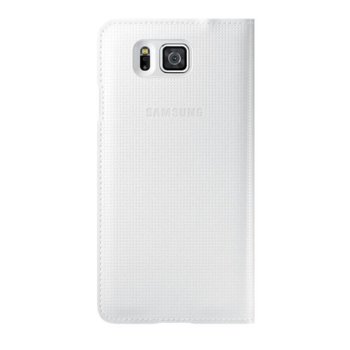Samsung Flip Wallet Cover for Galaxy Alpha White