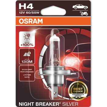 Автомобилна крушка Osram 64193NBS, 55W, 1000lm, H4, P43t, халогенна, 1 брой в опаковка | JAR Computers Osram 64193NBS 55W 1000lm 64193NBS