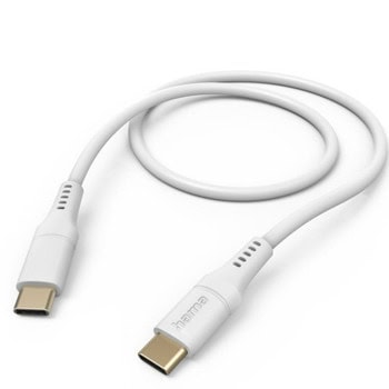кабел hama flexible usb c m to usb c m 1.5m 201577