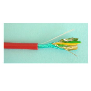 Кабел за пожароизвестяване ELAN 032051R, 2x 0.50мм2, 450V, Ø 5.00м, екраниран, 100м | JAR Computers ELAN 032051R